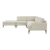 TOV Furniture Serena Velvet Large LAF Chaise Sectional Sofa