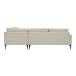 TOV Furniture Serena Velvet Large RAF Chaise Sectional Sofa