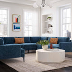 TOV Furniture Serena Velvet U-Shape Sectional Sofa