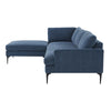 TOV Furniture Serena Velvet LAF Chaise Sectional Sofa