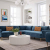 TOV Furniture Serena Velvet L-Shape Sectional Sofa