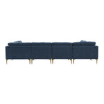 TOV Furniture Serena Velvet U-Shape Sectional Sofa