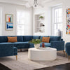 TOV Furniture Serena Velvet U-Shape Sectional Sofa