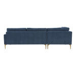 TOV Furniture Serena Velvet LAF Chaise Sectional Sofa