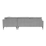 TOV Furniture Serena Velvet Large RAF Chaise Sectional Sofa