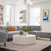 TOV Furniture Serena Velvet Large RAF Chaise Sectional Sofa