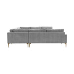 TOV Furniture Serena Velvet U-Shape Sectional Sofa