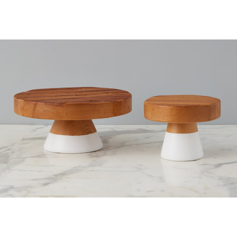 Etu Home Mod Block White Cake Stand