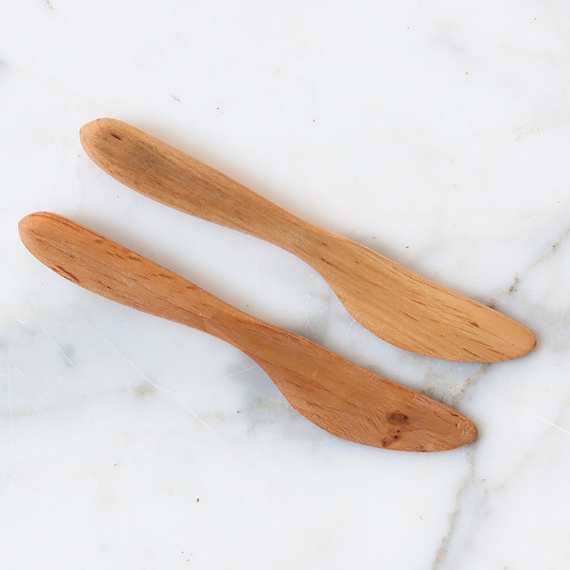 Etu Home Fruitwood Butter Spreader Set of 4