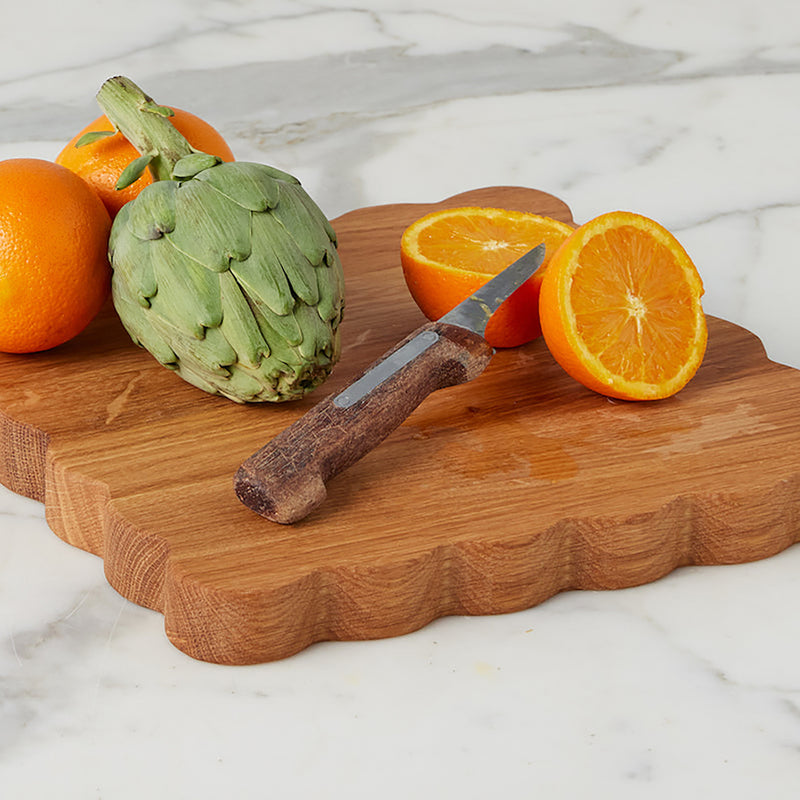 Etu Home Square Scalloped Cutting Board