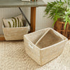 Rivergrass Rectangular Handle Basket Set of 3