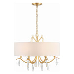 Crystorama Rollins Chandelier with Shades