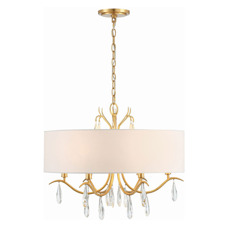 Crystorama Rollins Chandelier with Shades