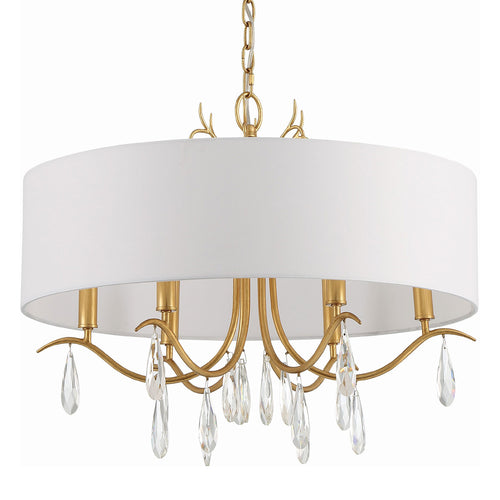 Crystorama Rollins Chandelier with Shades