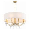 Crystorama Rollins Chandelier with Shades