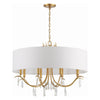 Crystorama Rollins Chandelier with Shades