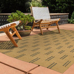 Tempaper & Co Double Dash Reversible Indoor/Outdoor Rug