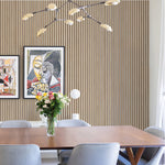 Tempaper & Co Reeded Wood Peel & Stick Wallpaper