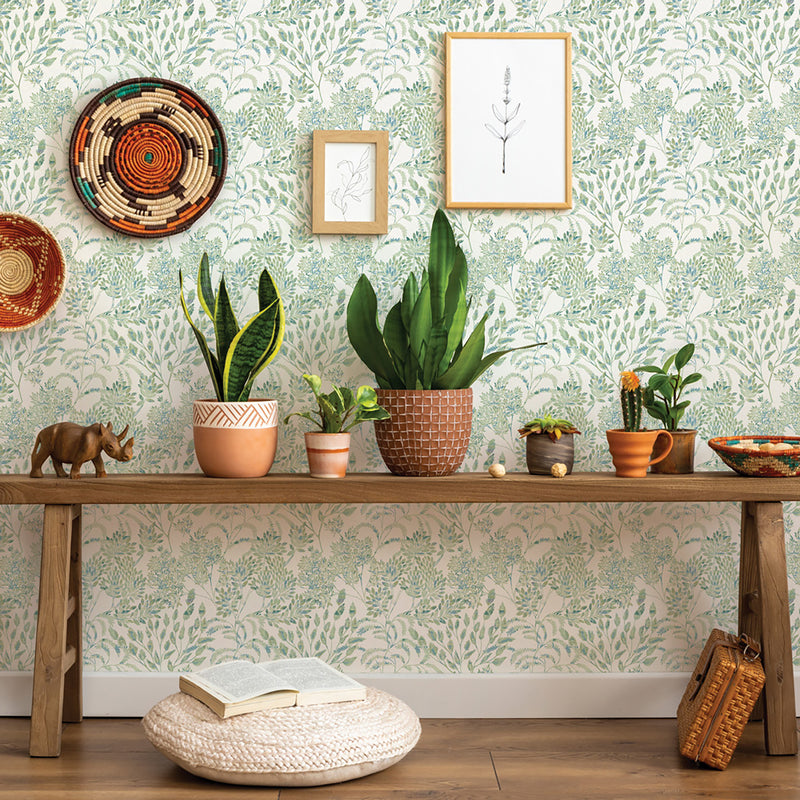 Tempaper & Co Stencil Foliage Non-Pasted Wallpaper