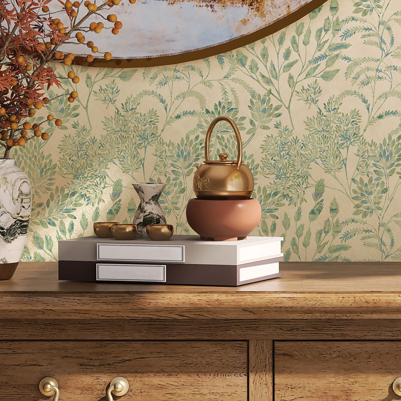 Tempaper & Co Stencil Foliage Non-Pasted Wallpaper