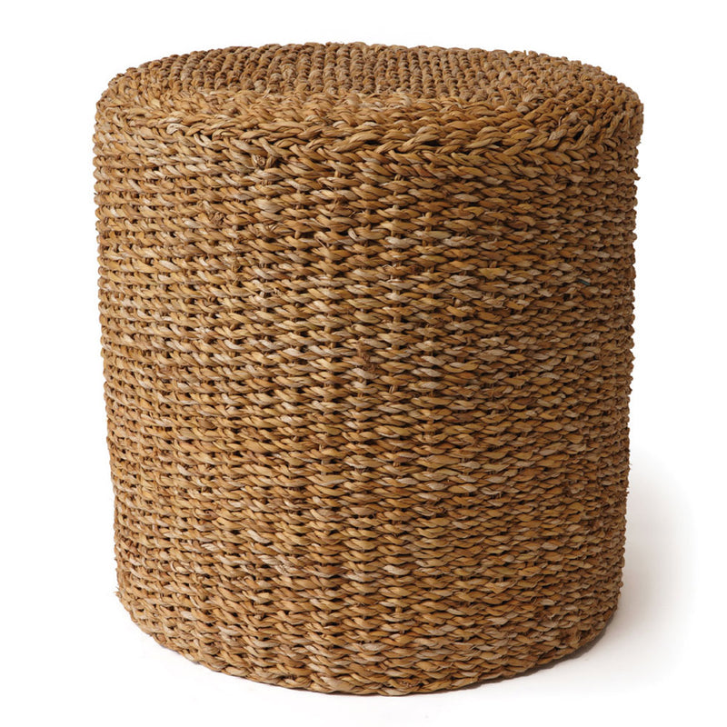 Seagrass Round Pouf