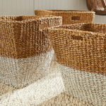 Seagrass Rectangular Storage Basket Set of 3