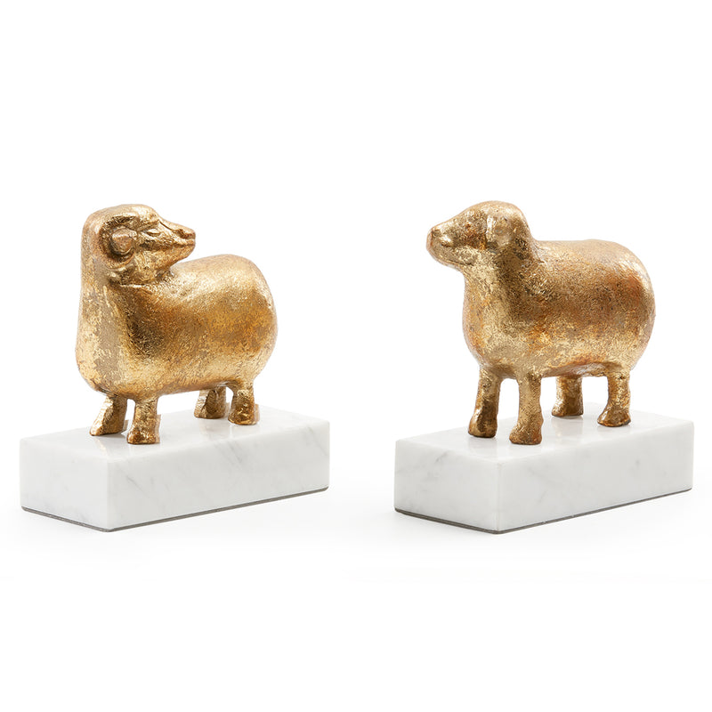 Villa and House Sheep Bookend Set of 2