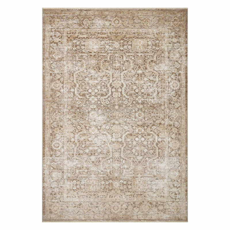 Loloi Sonnet Mocha/Tan Power Loomed Rug