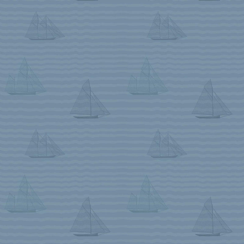 Mitchell Black Sailboats Wallpaper