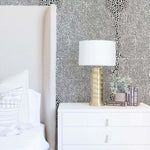 Mitchell Black Shagreen Wallpaper