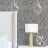 Mitchell Black Shagreen Wallpaper