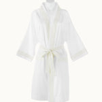 Peacock Alley Soprano Trim Sateen Bathrobe