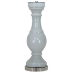 Light Blue Glass Table Lamp