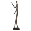 Phillips Collection Gesturing Abstract Figure on Metal Base