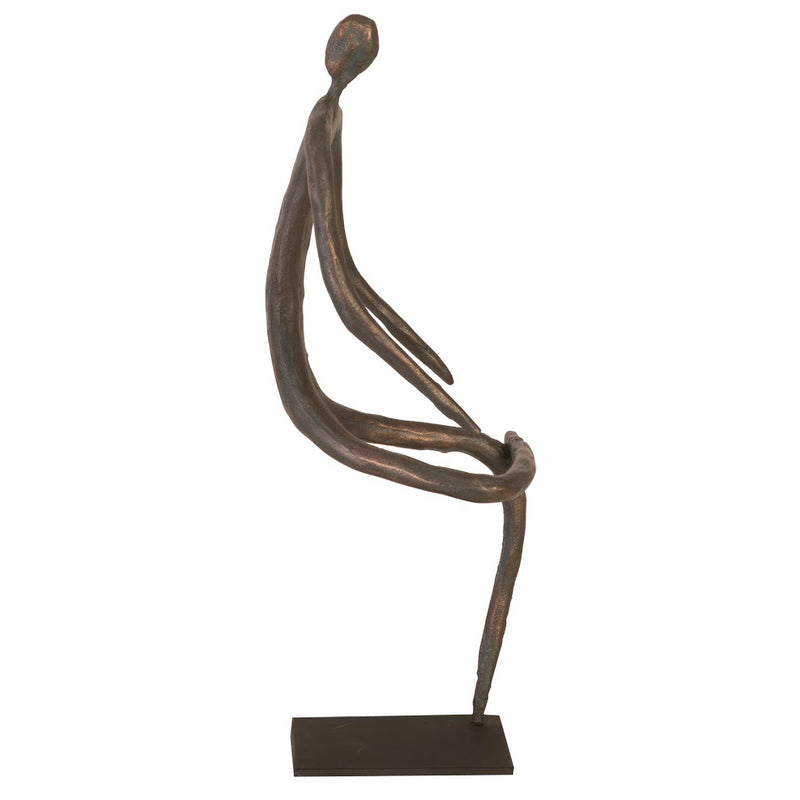 Phillips Collection Sitting Abstract Figure on Metal Base