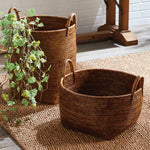 Burma Rattan Orchard Basket Set of 2