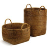 Burma Rattan Orchard Basket Set of 2