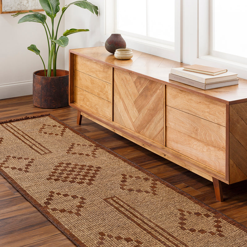 Livabliss Touareg Brown Hand Woven Rug