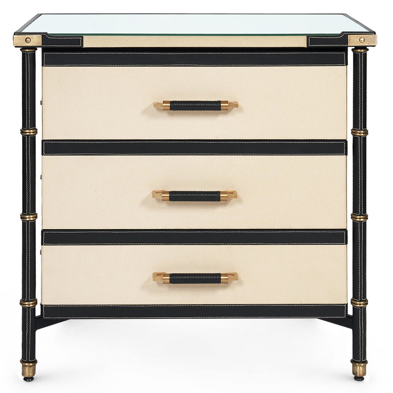 Villa and House Toulon 3-Drawer Side Table