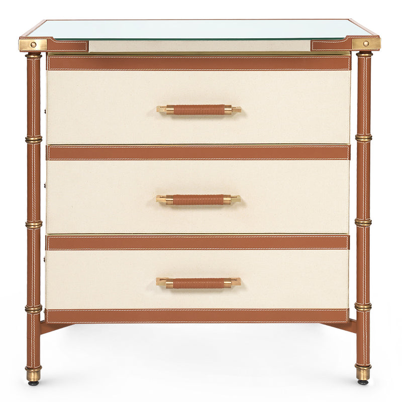 Villa and House Toulon 3-Drawer Side Table