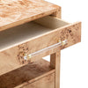 TOV Furniture Brandyss Burl Nightstand