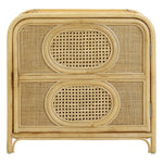 TOV Furniture Tina Natural Rattan Nightstand