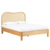 TOV Furniture Grappa Natural Wood & Rattan Bed