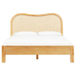 TOV Furniture Grappa Natural Wood & Rattan Bed