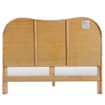 TOV Furniture Grappa Natural Wood & Rattan Bed