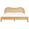 TOV Furniture Grappa Natural Wood & Rattan Bed