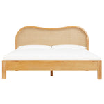 TOV Furniture Grappa Natural Wood & Rattan Bed