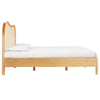 TOV Furniture Grappa Natural Wood & Rattan Bed