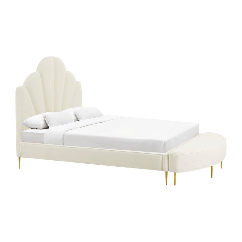 TOV Furniture Bianca Velvet Bed