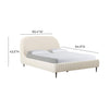 TOV Furniture Denise Boucle Bed